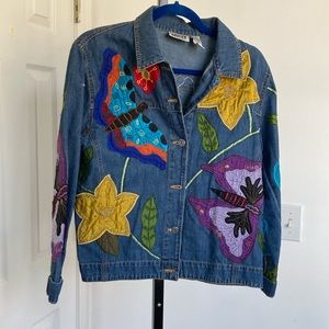Gorgeous Vintage Chicos Design Denim Jacket